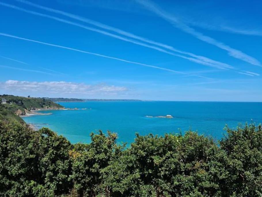 Chaumiere Cotiere: Plage A 500M,A Deux Pas Du Gr34 Plerin Bagian luar foto
